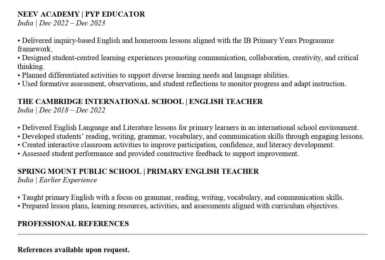 CV 3 Page 2