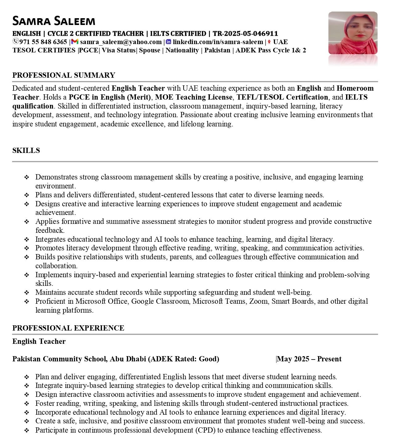 CV 3 Page 1