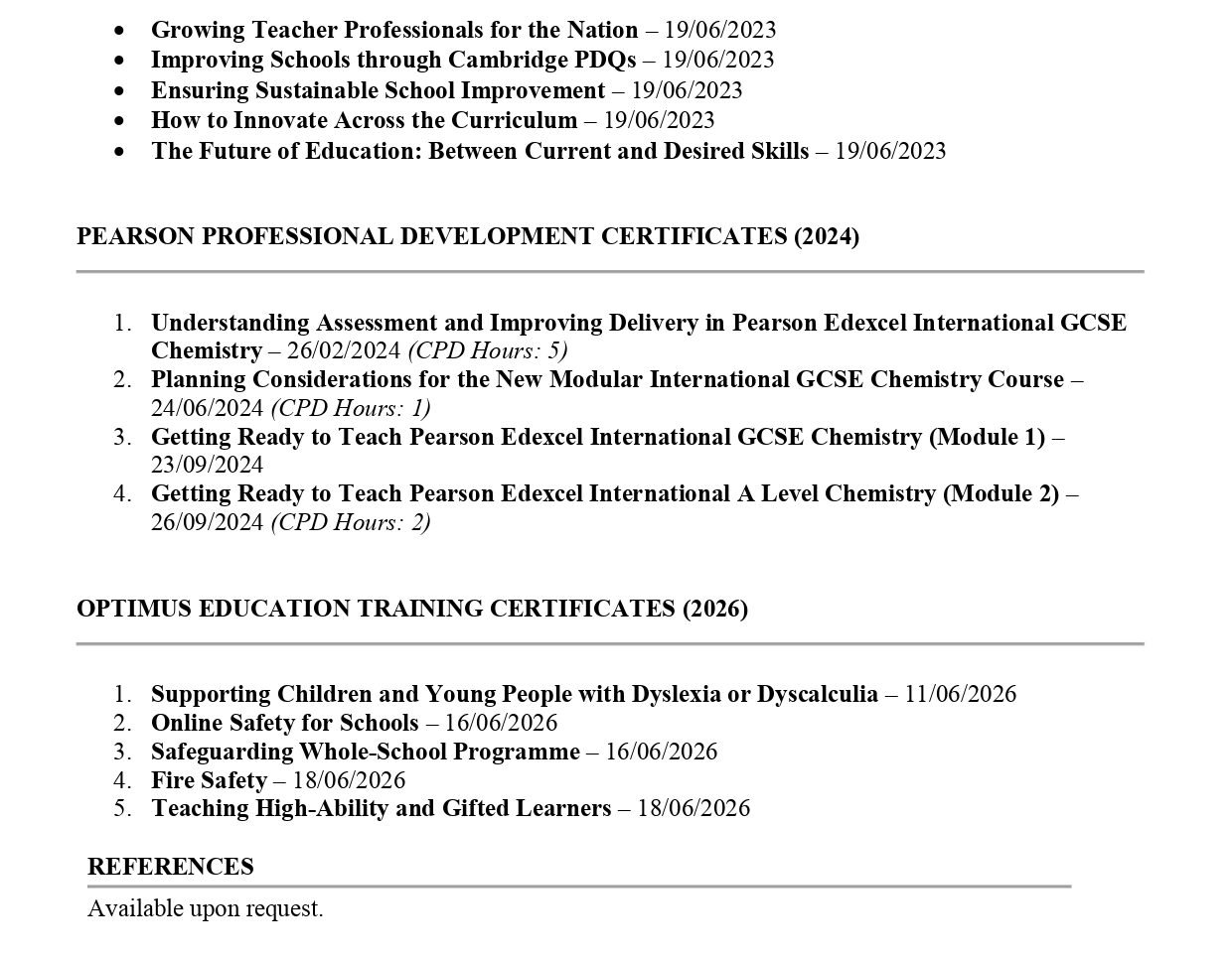 CV 3 Page 2